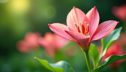 Delicate sugar cane flower petals sway in gentle breeze, plant, garden
