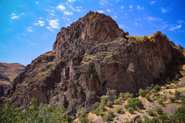 rocks and blue sky