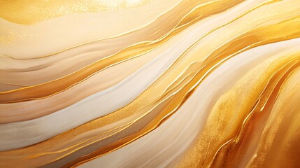 Obraz premium Elegant Speed Lines Imbued with Amber and Honey Tones