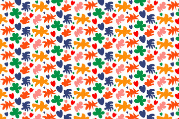 Colorful abstract shape doodle collection. Funny geometric pattern design. Modern element set in hand drawn style. 