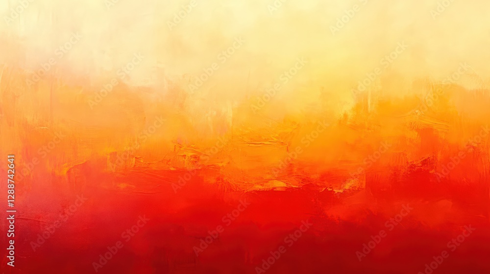 Poster abstract fiery background with vibrant red and orange color gradient