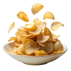 Crispy Kerupuk: Delicious Indonesian Snacks isolated on transparent background