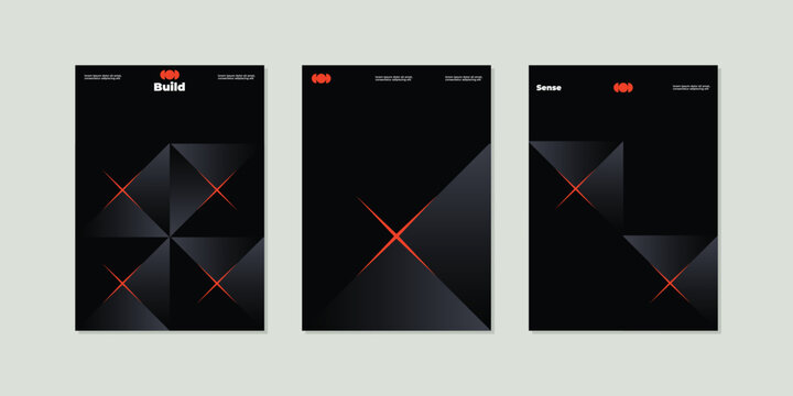 Modern Geometric Business Presentation Templates. Minimalist Geometric Cover. Flyer Design. Poster. Banner. Background. Brochure. Catalog. Magazine. Notebook.