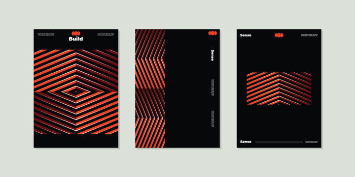 Modern Geometric Business Presentation Templates. Minimalist Geometric Cover. Flyer Design. Poster. Banner. Background. Brochure. Catalog. Magazine. Notebook.