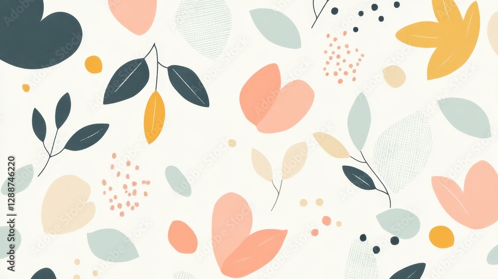 Poster creating a clean and simple abstract pattern in design digital art studio graphic art minimalist env