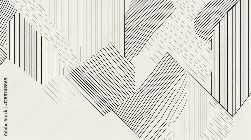 Poster creating a clean minimalist design with repetitive patterns modern studio visual art artistic worksp