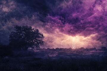 Naklejka premium Storm of the Gods