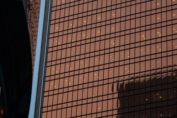Office buildings, business skyscrapers in the city.