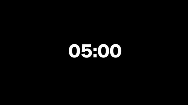 Simple 30-Second Counter Clock with Deadline Text and Speedy Business Countdown Timer