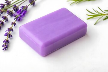 Product Display with Soap and Lavender