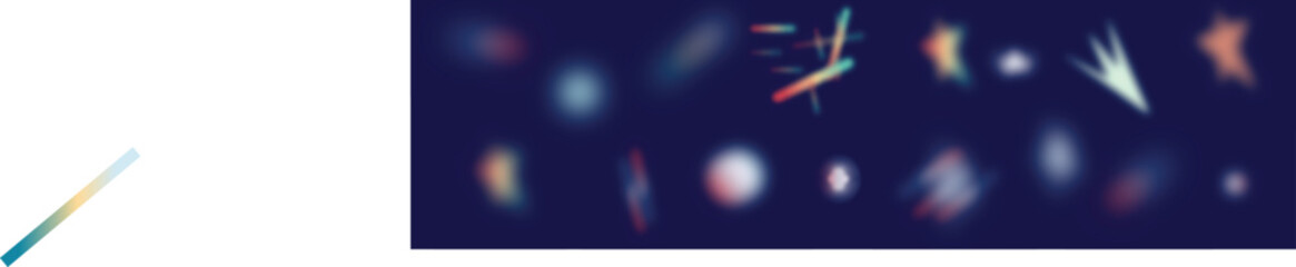 crystal leak light glare reflection.