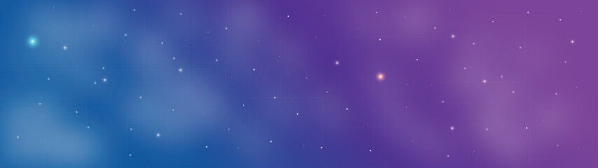 Shining  stars night blue sky galaxy background. Milky way with light effect.