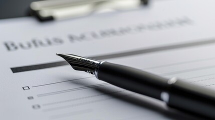 A professional image of a business loan agreement with a seamless white background, perfect for branding, packaging, and advertising