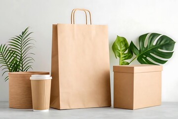 Product Presentation with Paper Bags