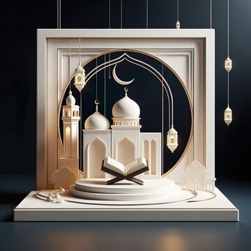 islamic calligraphy of mosque