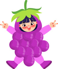 Fruit Character Illustration