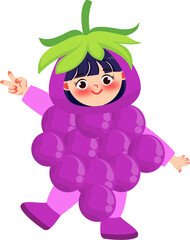 Fruit Character Illustration