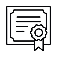 Business registration certificate icon