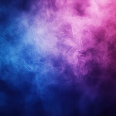 Vivid swirls of blue and purple smoke dance in a close-up, set against a softly blurred backdrop. Colors merge seamlessly, crafting an ethereal and dynamic composition