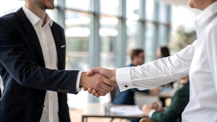 Business Handshake &ndash; Professional Agreement and Partnership Concept