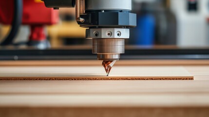 CNC Milling Detail Precision Cutting Wood, CNC Machine, Milling