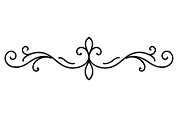 "Classic Baroque Design Motif for Elegant Jewelry - Detailed Vector Illustration"


