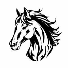 horse head silhouette