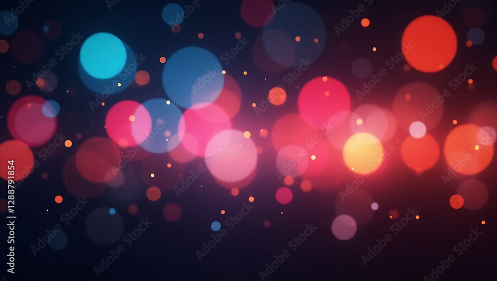 Poster abstract blue background with white dot pattern and gradient texture - technology-inspired light and