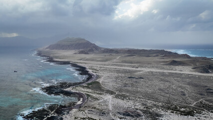 Exploration of Socotras Unique Coastal Landscape with Dramatic Skies