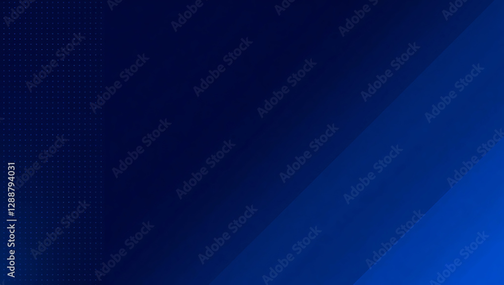 Poster abstract blue background with white dot pattern and gradient texture - technology-inspired light and