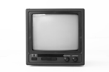 Old CRT monitor sitting idle, showcasing minimalist design and retro technology aesthetic