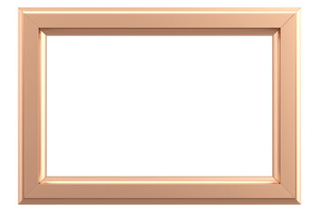 Picture frame. Landscape frame. 3D illustration.