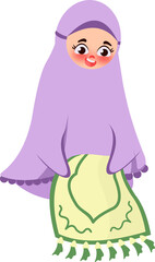 Muslim Character Illustration