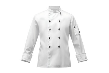 Professional White Chef Jacket, Ready for Print or Mockup