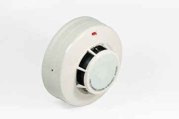 Electric smoke detector designed for fire safety in residential and commercial spaces