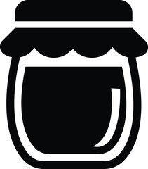 jam jar icon simple vector illustration 