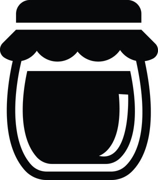 recommend clip art: jam jar icon simple vector illustration 