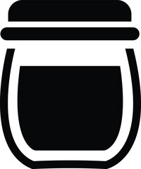 jam jar icon simple vector illustration 