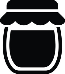 jam jar icon simple vector illustration 