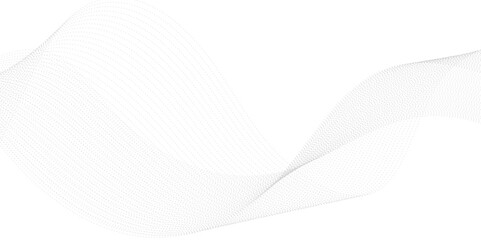 Abstract halftone flowing wavy colorful gradient dots shape isolated on transparent background. Digital future technology concept. Design for web design, music, cover, technology, science, data	