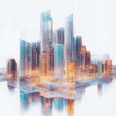 modern city skyline