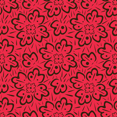 Fototapeta premium Ditsy floral seamless pattern. Small tiny little flower pattern background. Repeat seamless pattern. Ditsy print. Liberty style. Flower surface design. Ditsy floral for fashion, texture, fabric, decor