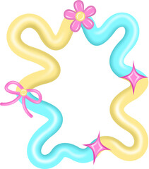 3D Frame Illustration