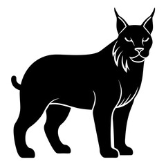 Classic Lynx Silhouette Vector Perfect for Logos & Designs.