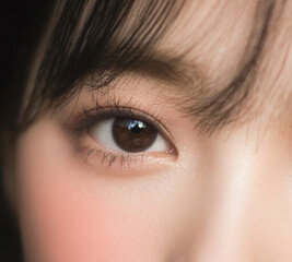 Fototapeta premium 눈의 해부학과 역할 / Anatomy and Role of the Eye