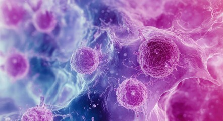 B-Cell Lymphoma Awareness: Photomicrograph of Diffuse Large B-Cell Lymphoma (DLBCL) - Histology and Biopsy Study