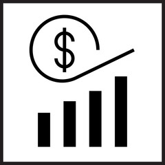 Financial Growth icon Design