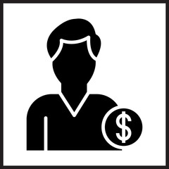 Financial Advisor icon Design
