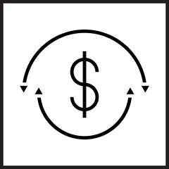 Cash Flow icon Design