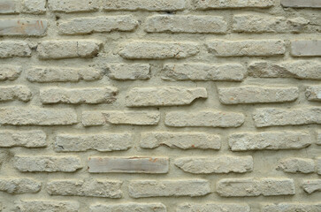 Ancient wall as background.